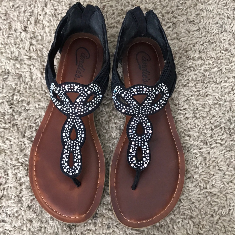 Candie’s Sandals with rhinestones size 8 1/2